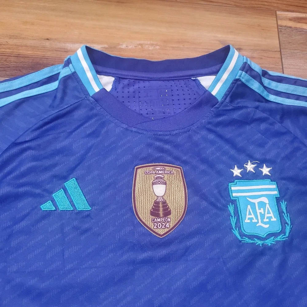 Adidas Argentina 2024 Copa America Jersey Blue Jesse 28 Authentic Soccer Mens L